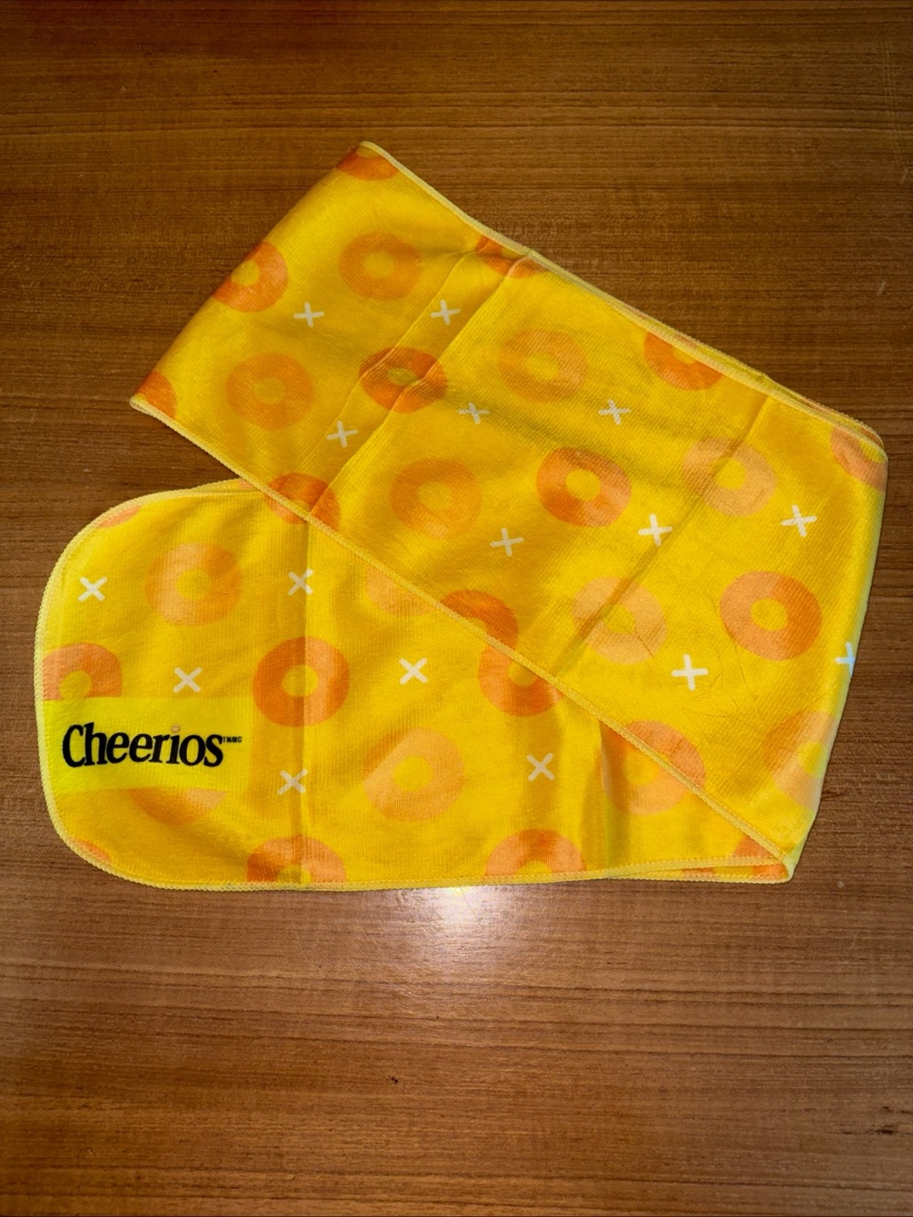 Cheerios Yellow Orange -Print Scarf